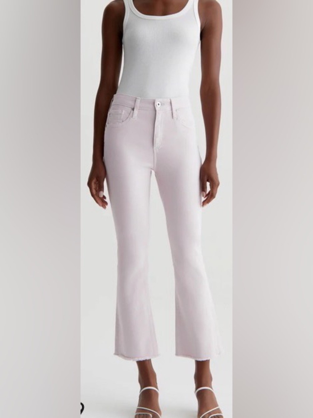 AG Jeans High Rise Farrah Boot Cut Crop Jeans